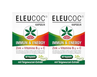 Harras Pharma Eleucoc Immun & Energy Powerkapseln vegan glutenfrei laktosefrei 120 Stück – Bild 1 von 4