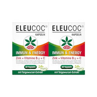 Produktbild von Harras Pharma Eleucoc Immun & Energy Powerkapseln vegan glutenfrei laktosefrei 120 Stück