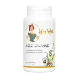 Hashifit Leberbalance Leber Komplex mit Mariendistel Artischocke und Löwenzahn Extrakt Kapseln vegan glutenfrei laktosefrei 120 Stück – Bild 1 von 4