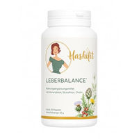 Produktbild von Hashifit Leberbalance Leber Komplex mit Mariendistel Artischocke und Löwenzahn Extrakt Kapseln vegan glutenfrei laktosefrei 120 Stück