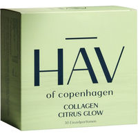Produktbild von HAV Marine Collagen Citrus Glow mit Fischkollagen, zuckerfrei, laktosefrei und glutenfrei, 30 Sticks