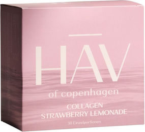 HAV Marine Collagen Typ I Strawberry Lemonade zuckerfrei laktosefrei glutenfrei 30 Sticks – Bild 1 von 2