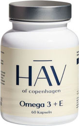 HAV Omega-3 + E hochdosiert 60 Softgels ohne Zusatzstoffe – Bild 1 von 2
