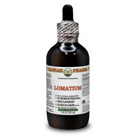Produktbild von Hawaii Pharm Lomatium Dissectum Alkoholfreier Flüssigextrakt Glycerit, glutenfrei und ohne Zusatzstoffe, 60 ml