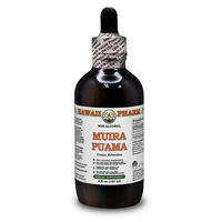 Produktbild von Hawaii Pharm Muira Puama Trockenrinde Alkoholfreier Flüssigextrakt Glyzerit Tropfen 60 ml glutenfrei ohne Zusatzstoffe