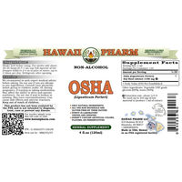 Produktbild von Hawaii Pharm Osha Ligusticum Porteri Trockenwurzel Alkoholfreier Flüssigextrakt Glyzerit 120 ml glutenfrei