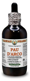 Hawaii Pharm Pau d'Arco Tabebuia impetiginosa Trockenrinde Alkoholfreier Flüssigextrakt Glycerite Tropfen Vegan Glutenfrei 120 ml – Bild 1 von 3