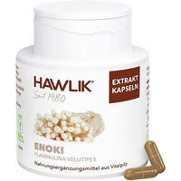 Produktbild von Hawlik Enoki Vitalpilz Extrakt Kapseln Bio 60 Stück