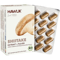 Produktbild von Hawlik Shiitake Extrakt und Pulver Kapseln 60 Stück