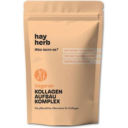 Hay Herb Kollagen Aufbau Komplex Pulver mit VeCollal, Hyaluron und Vitamin C, vegan, laktosefrei und glutenfrei, 30 Portionen – Bild 1 von 2