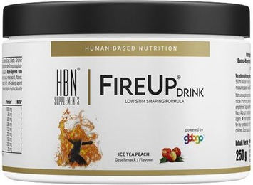 HBN Supplements FireUp Drink Pulver Ice Tea Peach 250g – Bild 1 von 2