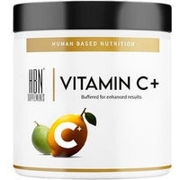 Produktbild von HBN Supplements Vitamin C+ Pulver mit Calciumascorbat ohne Zusatzstoffe