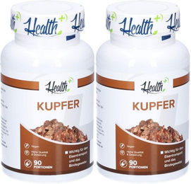 HEALTH+ Kupfer Kapseln vegan ohne Zusatzstoffe 180 Stück – Bild 1 von 1