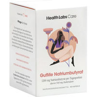 Produktbild von Health Labs Care GutMe Natriumbutyrat Kapseln vegan