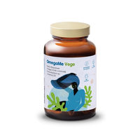 Produktbild von Health Labs Care Omega-3-Fettsäuren DHA aus Meeresalgen mit Vitamin D3, 60 Kapseln, vegan und vegetarisch