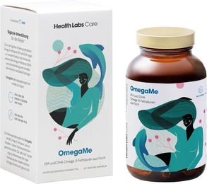 Health Labs Care Premium Omega 3 Kapseln 750 mg 120 Stück glutenfrei laktosefrei ohne Zusatzstoffe – Bild 1 von 3