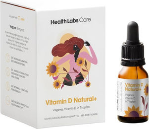 Health Labs Care Vitamin D Tropfen 1000 IE vegan ohne Zusatzstoffe – Bild 1 von 1