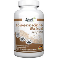 Produktbild von HEALTH+ Löwenmähne Extrakt mit Beta-Glucan Kapseln ohne Gelatine