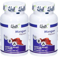 Produktbild von HEALTH+ Mangan Kapseln vegan ohne Zusatzstoffe 180 Stück