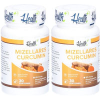 Produktbild von HEALTH+ Mizellares Curcumin hoch bioverfügbares Kurkuma-Extrakt Kapseln 60 Stück