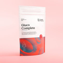 Health Routine Gluco Complete mit Chrom in Kapseln – Bild 1 von 3