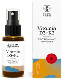 Health Routine Vitamin D3+K2 Spray mit 1.000 I.E. pro Sprühstoß – Bild 1 von 1