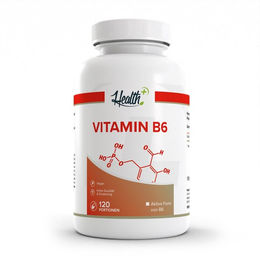 HEALTH+ Vitamin B6 Kapseln ohne Zusatzstoffe 120 Stück für Sportler sowie Schwangere und Stillende – Bild 1 von 1