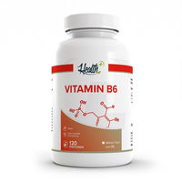 Produktbild von HEALTH+ Vitamin B6 Kapseln ohne Zusatzstoffe 120 Stück für Sportler sowie Schwangere und Stillende
