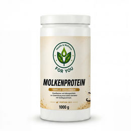 Health & Wellness For You Molkenprotein Vanille 1000 g Whey Proteinpulver – Bild 1 von 1
