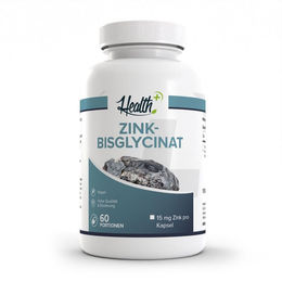 HEALTH+ Zink-Bisglycinat Vegan Kapseln für Sportler sowie Schwangere und Stillende 120 Stück – Bild 1 von 1