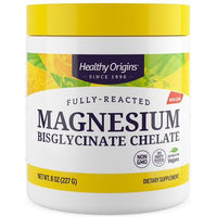 Produktbild von Healthy Origins Magnesium Bisglycinat Chelat Pulver vegan