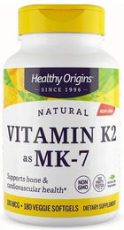 Healthy Origins Vitamin K2 MK-7 100 mcg Tabletten 180 Stück – Bild 1 von 1
