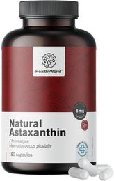 HealthyWorld Astaxanthin Kapseln vegan ohne Zusatzstoffe 180 Stück – Bild 1 von 1