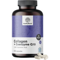 Produktbild von HealthyWorld Kollagen + Coenzym Q10 mit Hyaluronsäure, Vitaminen und Mineralien in Kapseln