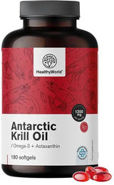 HealthyWorld Krillöl 1200 mg Kapseln 180 Stück – Bild 1 von 1
