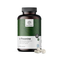 Produktbild von HealthyWorld L-Theanin 155 mg Kapseln 180 Stück vegan ohne Zusatzstoffe