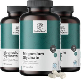 HealthyWorld Magnesium-Bisglycinat 250 mg Kapseln 540 Stück – Bild 1 von 1