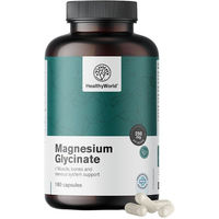Produktbild von HealthyWorld Magnesiumbisglycinat 250 mg Kapseln 180 Stück