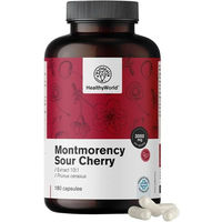 Produktbild von HealthyWorld Montmorency-Sauerkirsche 3000 mg Kapseln 180 Stück