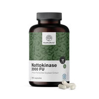 Produktbild von HealthyWorld Nattokinase 2000 FU vegane Kapseln pflanzlicher Ursprung