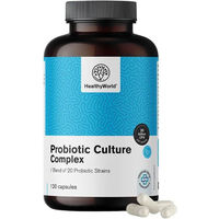 Produktbild von HealthyWorld Probiotic Culture Komplex mikrobiologischer Kulturen ohne Zusatzstoffe 120 Kapseln