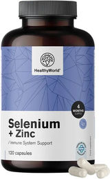 HealthyWorld Selen und Zink Kapseln vegan 120 Stück – Bild 1 von 1