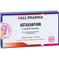 Produktbild von Hecht Pharma Astaxanthin 4 mg Kapseln glutenfrei und laktosefrei 30 Stück