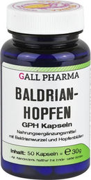 Hecht Pharma Baldrian Hopfen GPH Kapseln glutenfrei 50 Stück – Bild 1 von 2