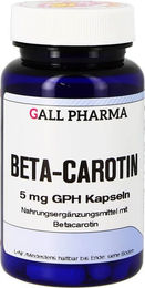 Hecht Pharma Beta Carotin mit Vitamin A 5 mg Kapseln 60 Stück glutenfrei und laktosefrei für Erwachsene – Bild 1 von 2