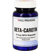 Produktbild von Hecht Pharma Beta Carotin mit Vitamin A 5 mg Kapseln 60 Stück glutenfrei und laktosefrei für Erwachsene