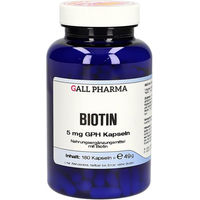 Produktbild von Hecht Pharma Biotin 5 mg Kapseln 180 Stück