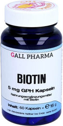 Hecht Pharma Biotin 5 mg Kapseln 60 Stück für Erwachsene – Bild 1 von 2