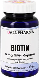 Hecht Pharma Biotin 5 mg Kapseln für Erwachsene 30 Stück – Bild 1 von 2