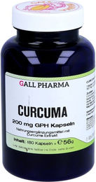 Hecht Pharma Curcuma Extrakt standardisiert 200 mg Kapseln 180 Stück – Bild 1 von 3